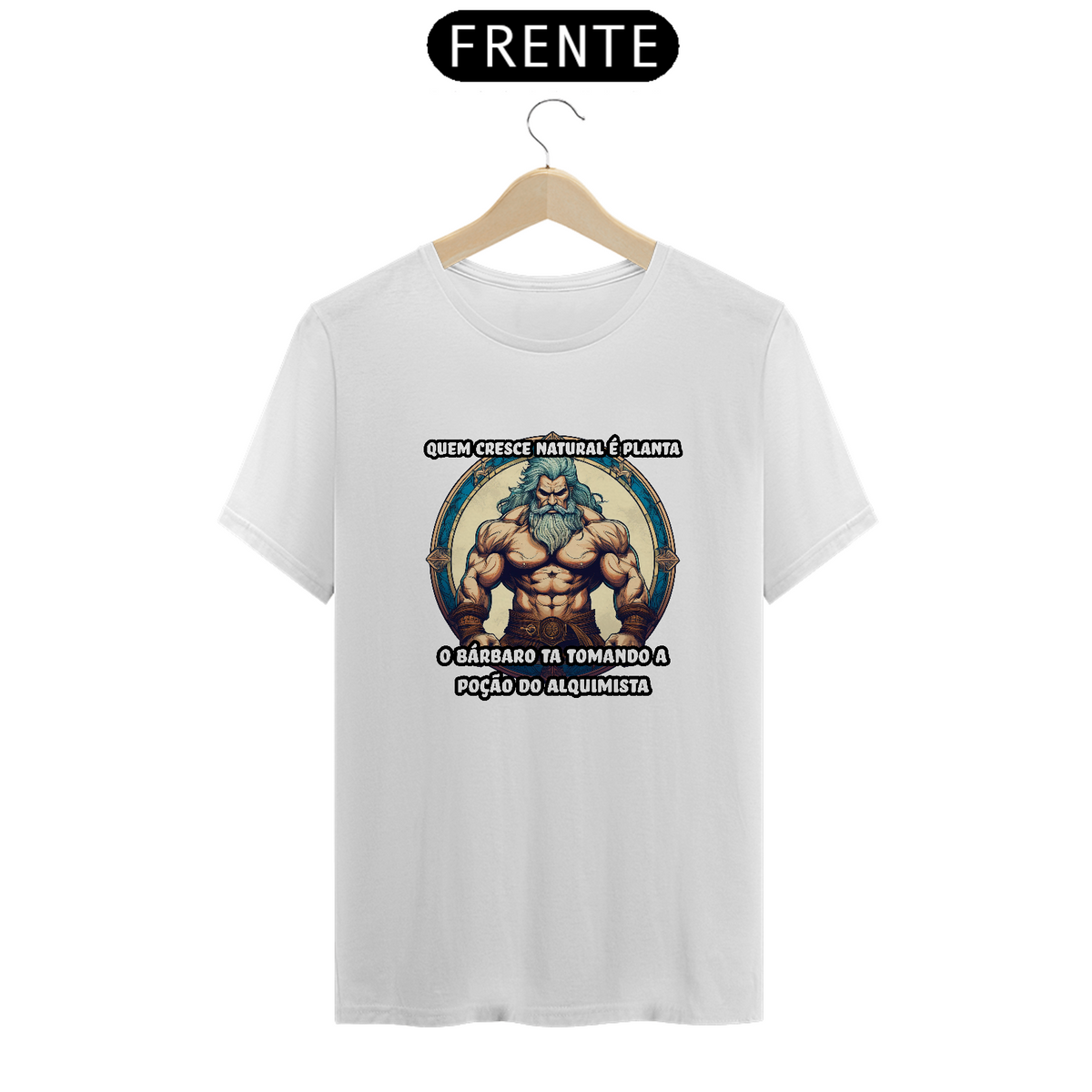 Nome do produto: T-Shirt Classic RPG cômica