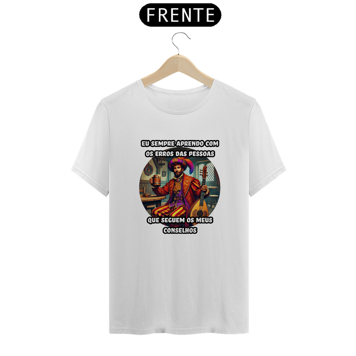 Nome do produto: T-Shirt Classic RPG cômica