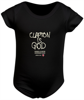 Body bebê Clapton is God