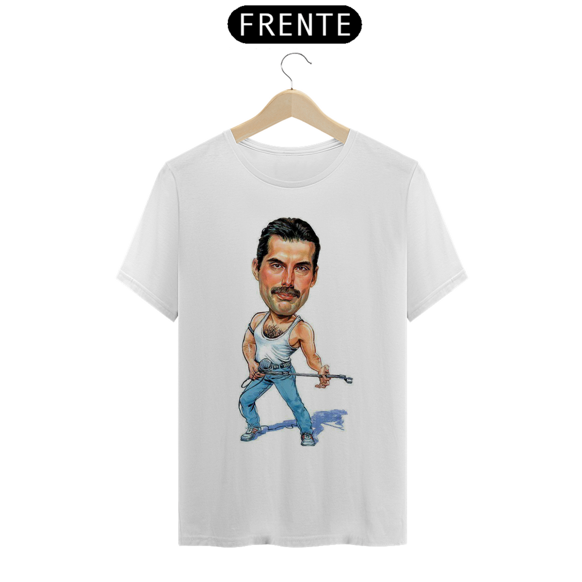 Nome do produto: Camiseta Freddy Mercury