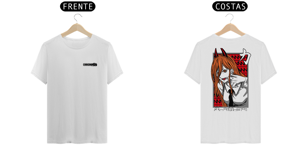 Nome do produto: Camiseta Chainsaw man logo