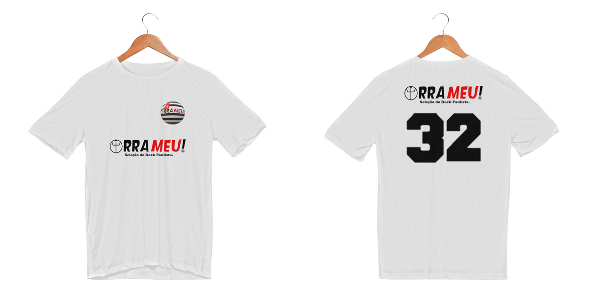 Nome do produto: ORRA MEU SELEÇÃO DO ROCK - Camiseta Sport Dry UV - BRANCA