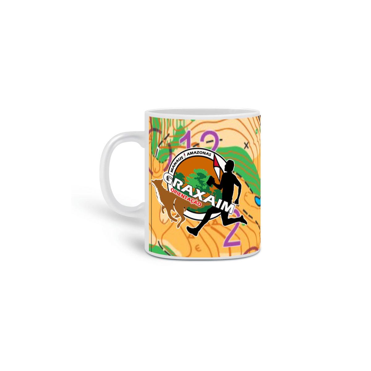 Nome do produto: Caneca Graxaim de Porcelana Premium L24_13