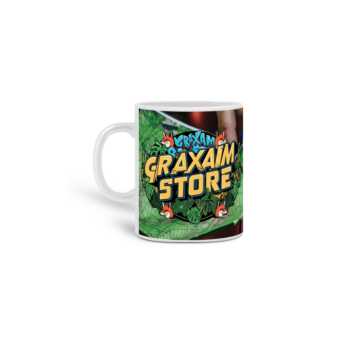 Nome do produto: Caneca Graxaim de Porcelana Premium