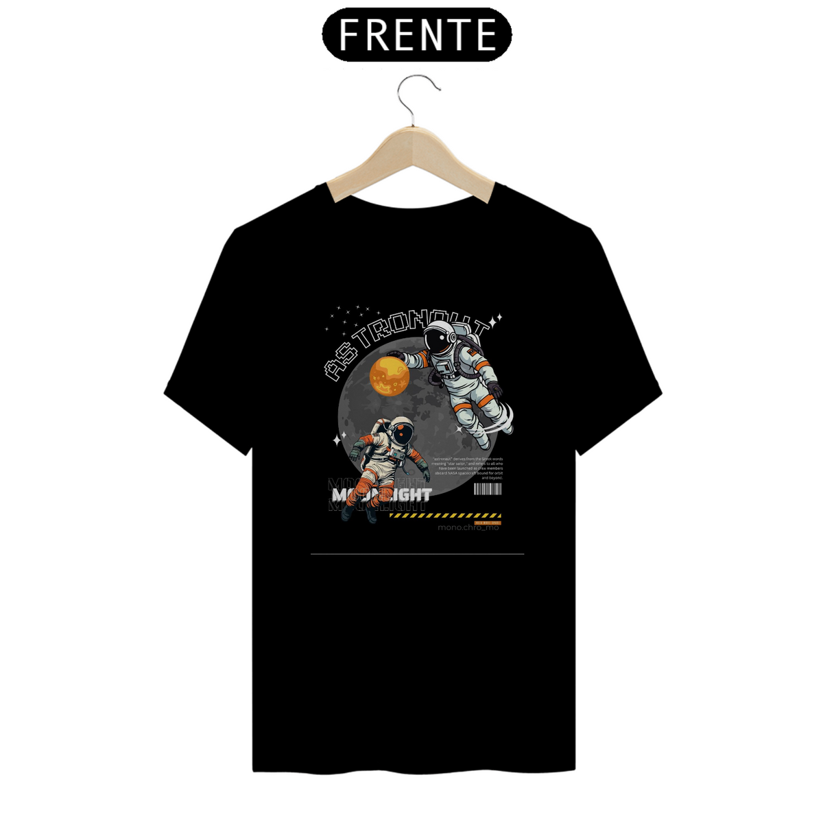 Nome do produto: Camiseta astronauta