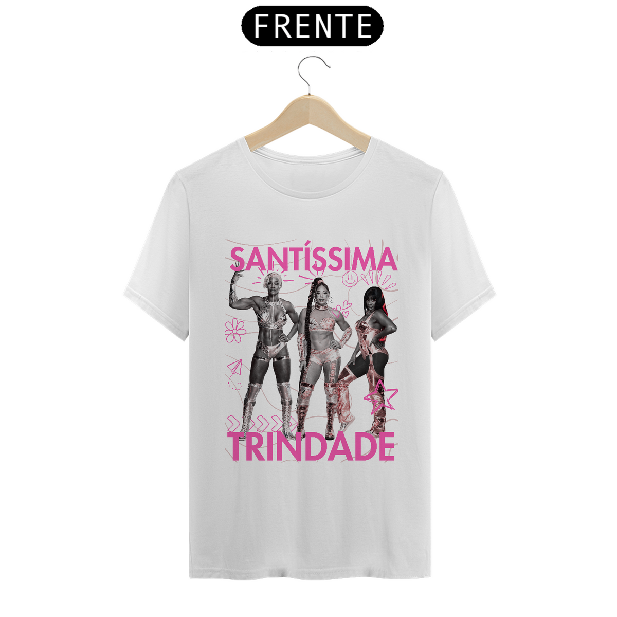 Nome do produto: Camiseta Bianca, Jade e Naomi