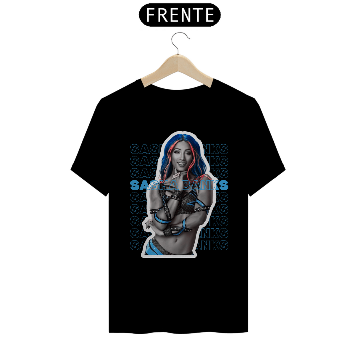 Nome do produto: Camiseta Sasha Banks