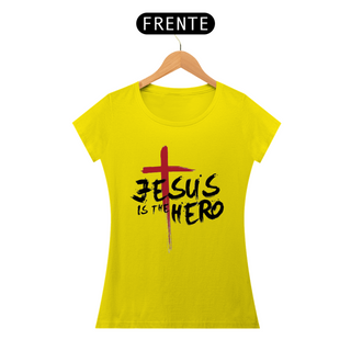 Nome do produtoCamiseta Baby long Quality Jesus Is The Hero