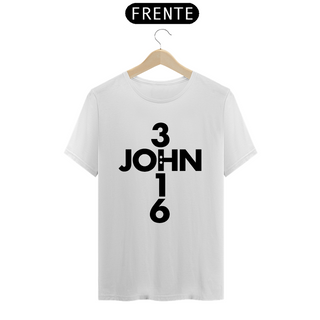 Nome do produtoCamiseta T-Shirt Quality  John 3:16  Cruz - Unissex