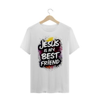 Nome do produtoCamiseta T-Shirt Plus Size Jesus Is My Best Friend - Unissex
