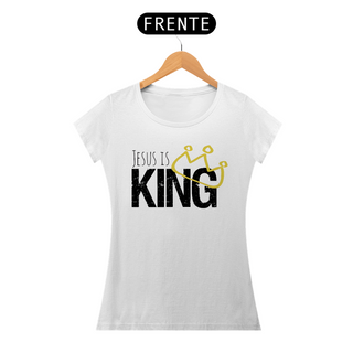 Camiseta Baby long Quality Jesus Is King