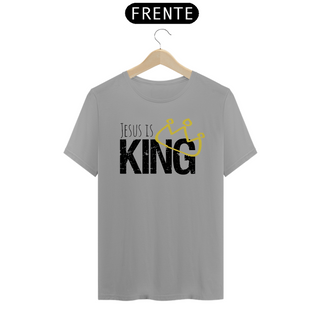 Nome do produtoCamiseta T-Shirt Quality  Jesus Is King - Unissex