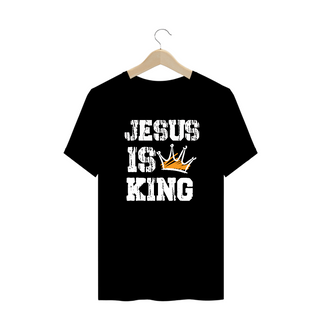 Nome do produtoCamiseta T-Shirt Plus Size Jesus Is King - Unissex