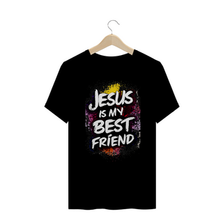 Nome do produtoCamiseta T-Shirt Plus Size Jesus Is My Best Friend - Unissex