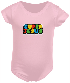 Nome do produtoBody Infantil Super Jesus estilo Mario Bros 