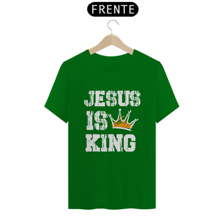 Nome do produtoCamiseta T-Shirt Quality  Jesus is King  - Unissex