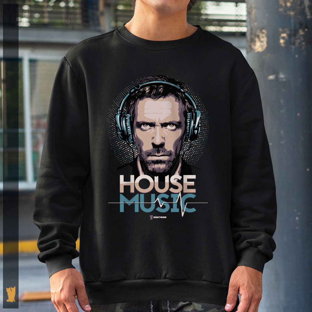 Nome do produto: MOLETOM HOUSE MUSIC