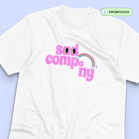 Camiseta Classic Graphics Sad Company Rainbow