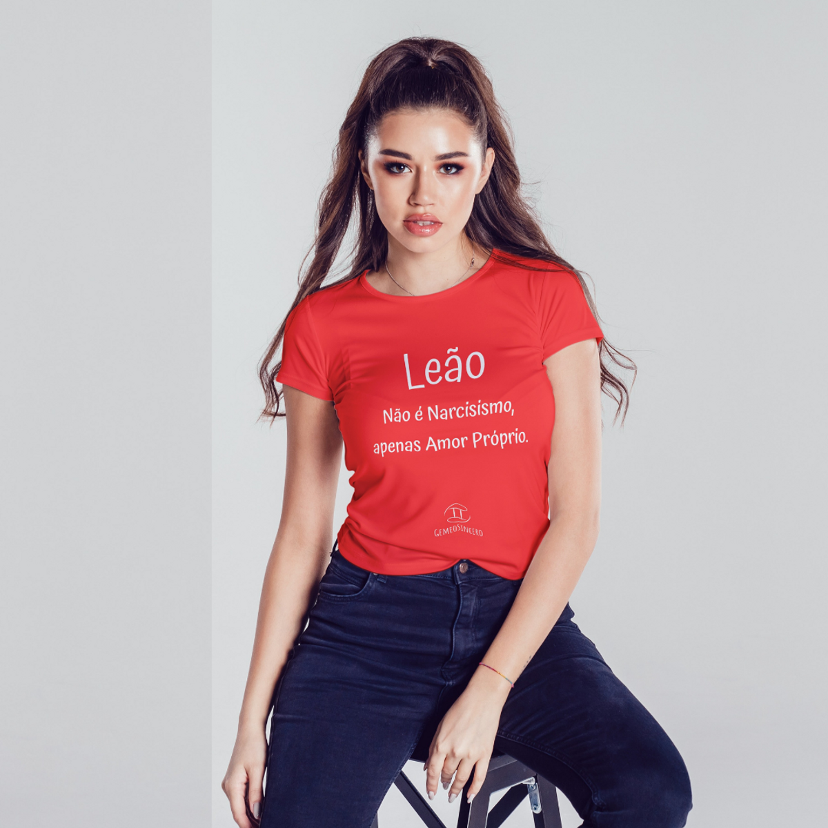 Nome do produto: T-shirt Feminina Básica Cores I - Leão - Coleção Diversas