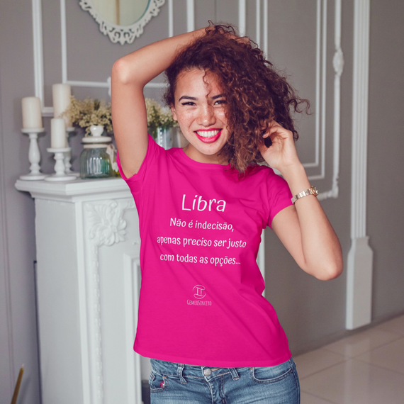 T-shirt Feminina Básica Cores I - Libra - Coleção Diversas