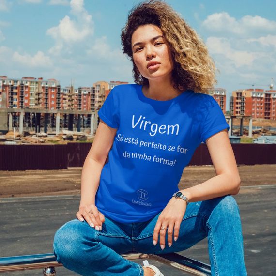 T-shirt Feminina Básica Cores I - Virgem - Coleção Diversas