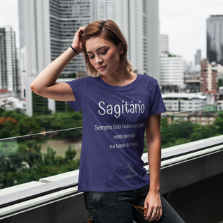 Nome do produtoT-shirt Feminina Básica Cores I - Sagitário - Coleção Diversas