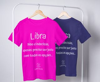 Nome do produtoT-shirt Feminina Básica Cores I - Libra - Coleção Diversas