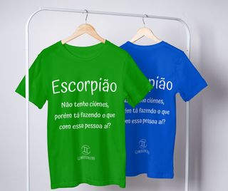 Nome do produtoT-shirt Feminina Básica Cores I - Escorpião - Coleção Diversas