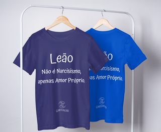 Nome do produtoT-shirt Feminina Básica Cores I - Leão - Coleção Diversas