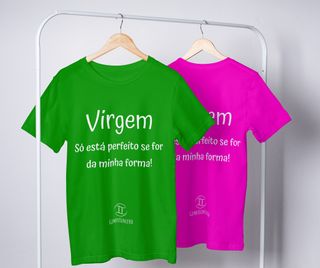 Nome do produtoT-shirt Feminina Básica Cores I - Virgem - Coleção Diversas