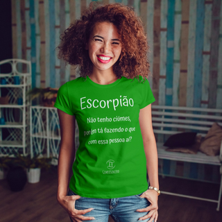 Nome do produtoT-shirt Feminina Básica Cores I - Escorpião - Coleção Diversas