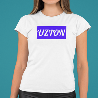 Camiseta Feminina Uzton Expertize Branca