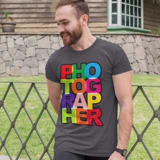 Nome do produto  Camiseta estonada - PHOTOGRAPHER