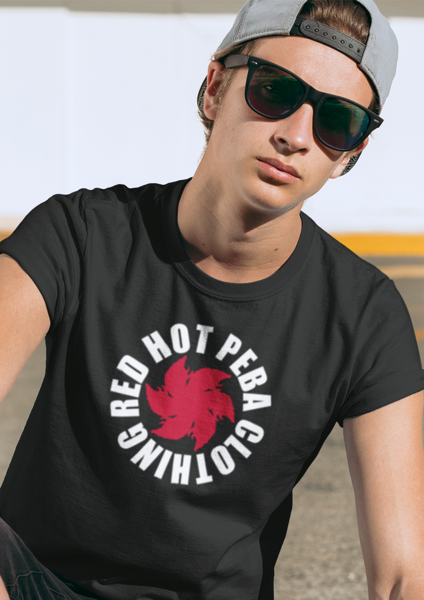 Nome do produto: T-SHIRT ESTONADA - RED HOT PEBA CLOTHING