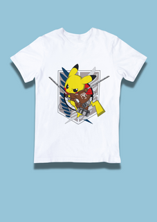 Camiseta Infantil - Cadete Pikachu (Atack on Titan)
