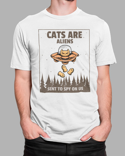 Nome do produtoCamiseta Cats Are Aliens