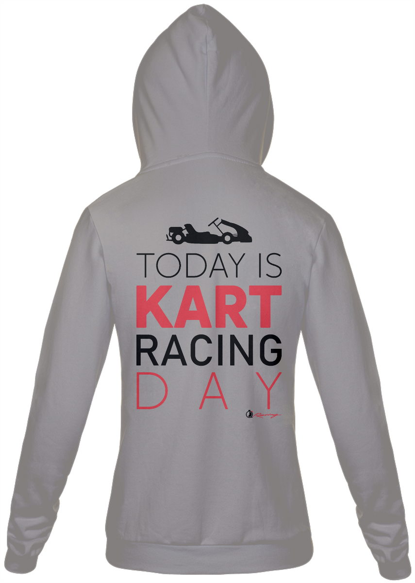 Nome do produto: Moletom Masculino Quick Racing | Today is kart racing day