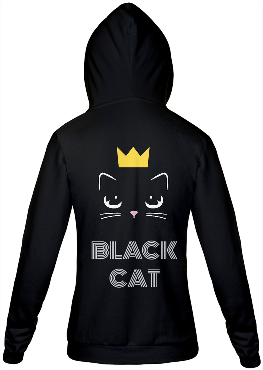 Nome do produtoMoletom masculino black cat