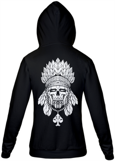 Moletom Feminino Cacique Skull