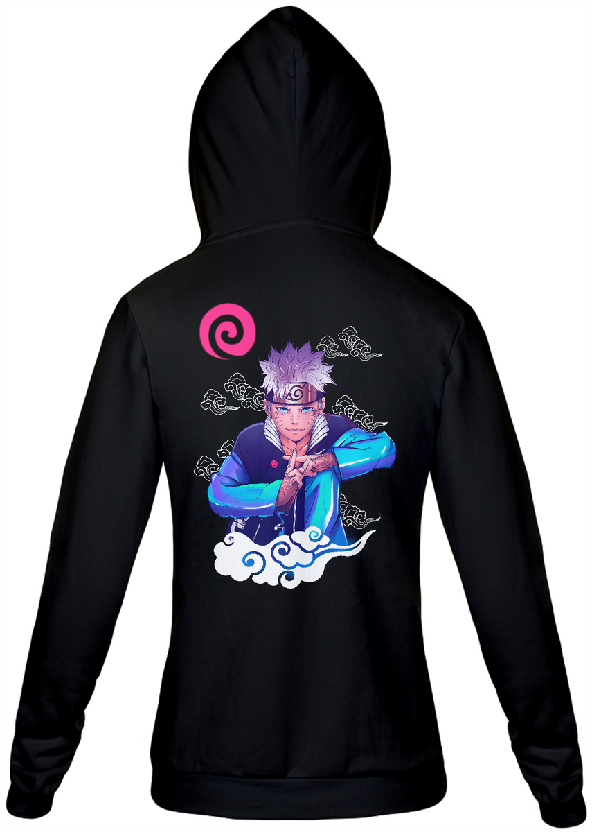 Nome do produto: OKAMINARII - Moletom Feminino - Naruto Stile