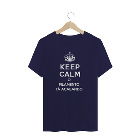 Camiseta Masculina Keep Calm - 3D Geek Show