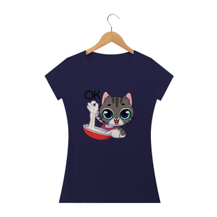 Nome do produtoCamiseta feminina Cat ok