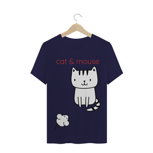 Nome do produtoCamiseta plus size gato e rato