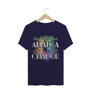 Nome do produtoCAMISETA Frase Bíblica - Aliança com o Criador // cristã