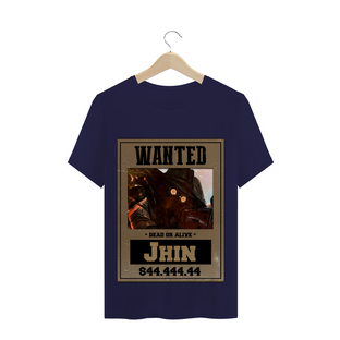 Nome do produtoCamiseta Jhin LoL Wanted 4 Cores