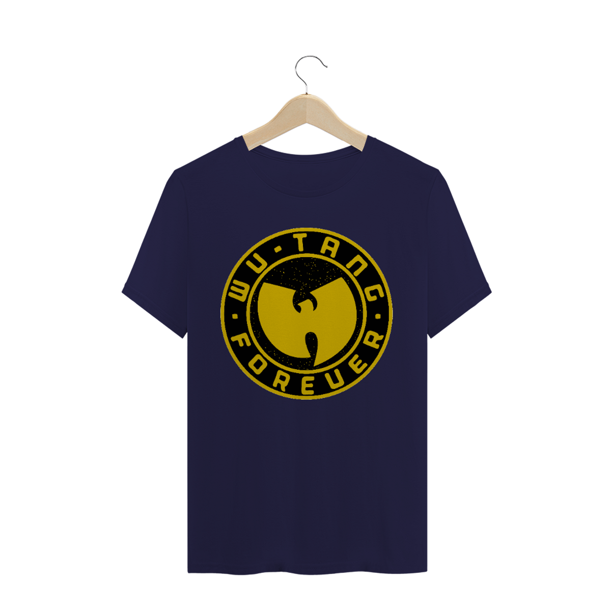 Nome do produto: Camiseta de Malha Quality Wu Tang Clan Forever Carimbo
