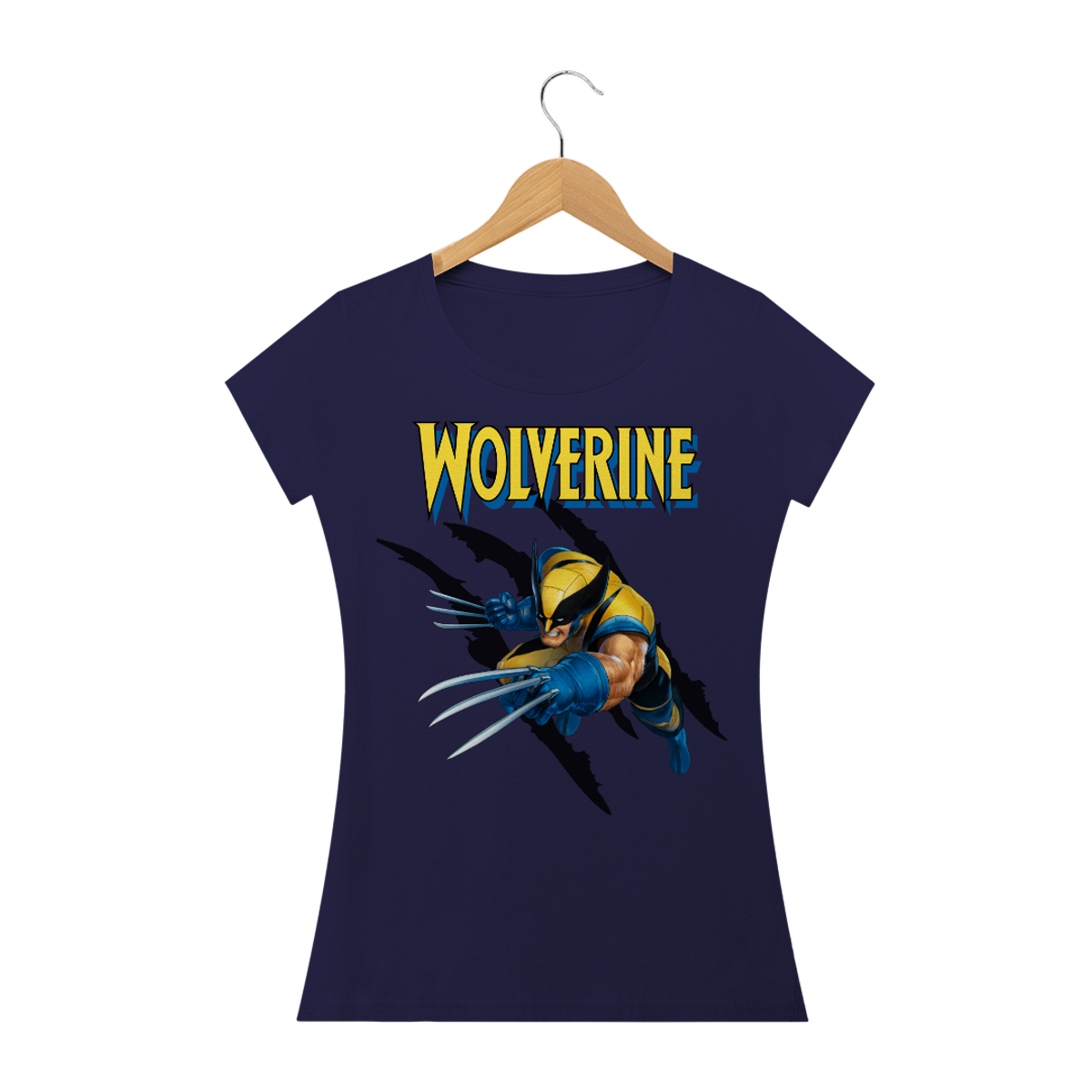 Nome do produto: Baby Look Wolverine - Heróis