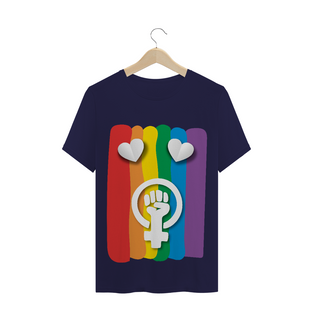 Nome do produtoT-Shirt LGBTQIA+, Feminismo e Amor