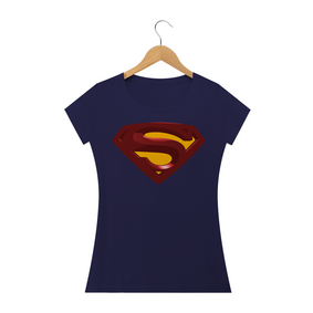 Camiseta Baby Look Superman Logo