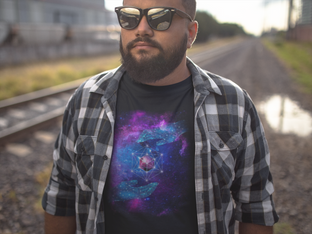 Nome do produtoCamiseta Plus Size - Geometria Sagrada Universal - (unissex)